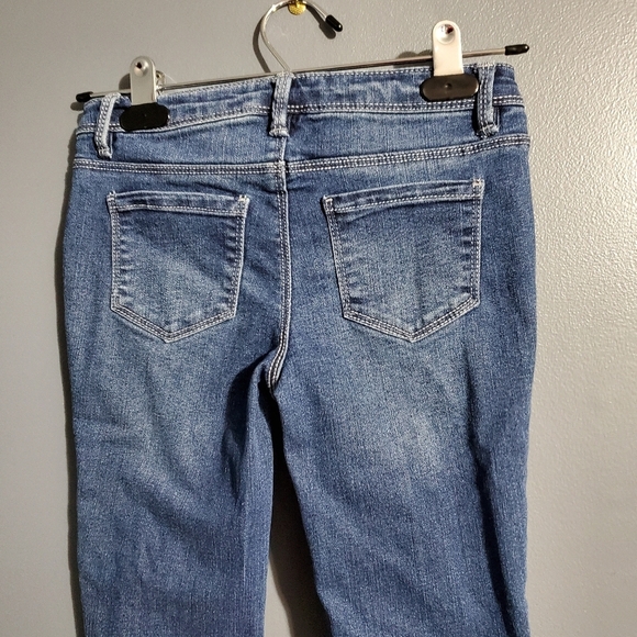 Blue Spice Girls Jeans Distressed Skinny Size 8 - Picture 5 of 7